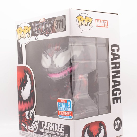 Funko Pop Marvel Comics Venom - Carnage (#371) 2018 Fall Con Exclusive (GUC) - Picture 2 of 5